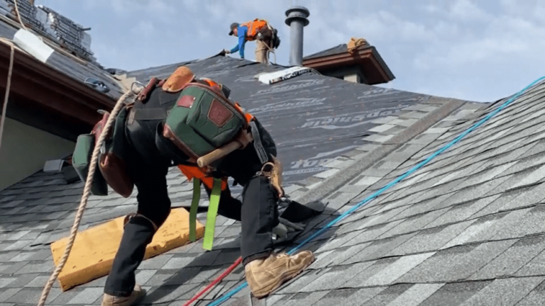 Crew working on Staten Island roof