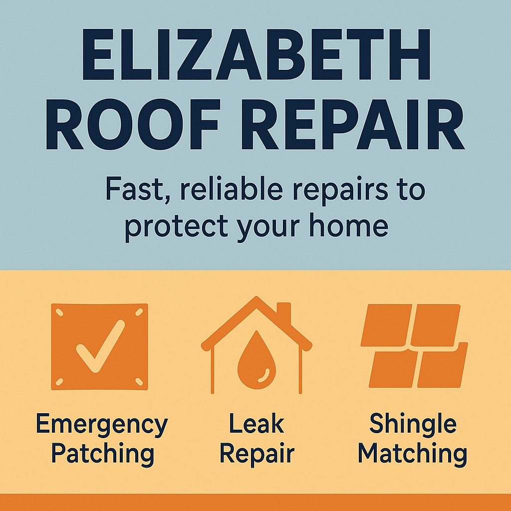 Roof repair service in Elizabeth, NJ